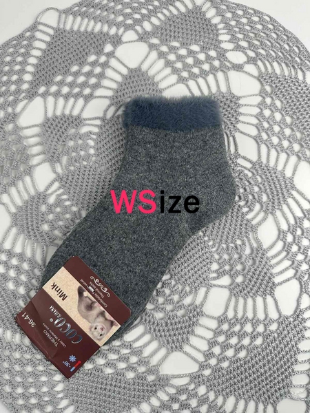 Термо шкарпетки. Норка. Сірий. Розмір 36-41 3641 фото